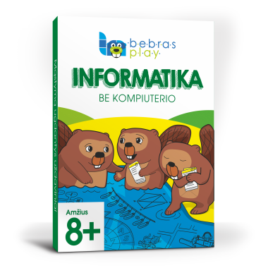 Žaidimo kortelės Bebras 8+